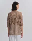Blusa Oversize crochet Loira