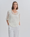 Blusa Oversize crochet Loira
