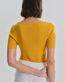 Blusa tejida manga corta Venus