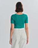 Blusa tejida manga corta Venus