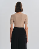 Blusa tejida manga corta Venus