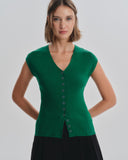 Blusa de Punto con Botones Toscana