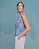 Blusa sin mangas con Botones Clara