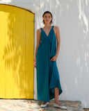 Vestido largo de Lino Marcella