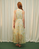 Vestido largo estampado Tulipan