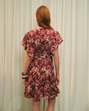 Vestido corto envolvente Janika