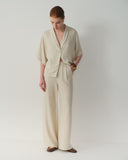 Blusa con lino Andrea