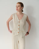 Chaleco con lino Jesica