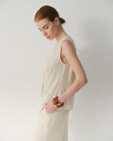 Chaleco con lino Jesica