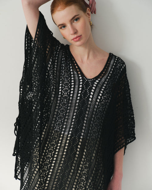 Blusa larga de crochet Franca Hover