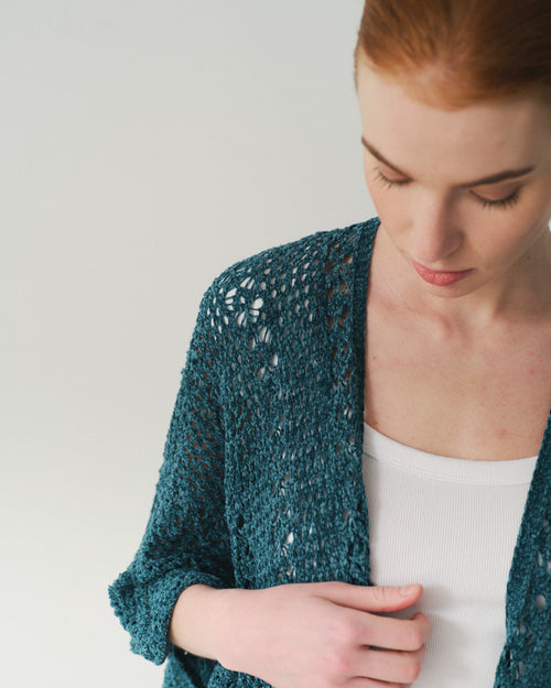 Cárdigan con tejido abierto Rosana Hover