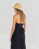Blusa halter con olanes Alanis