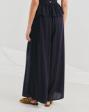 Pantalon con lino y botones Karime