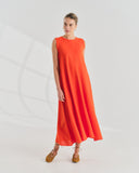 Maxi Vestido fluido con lino Danelly