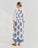 Vestido Largo Estampado Helia