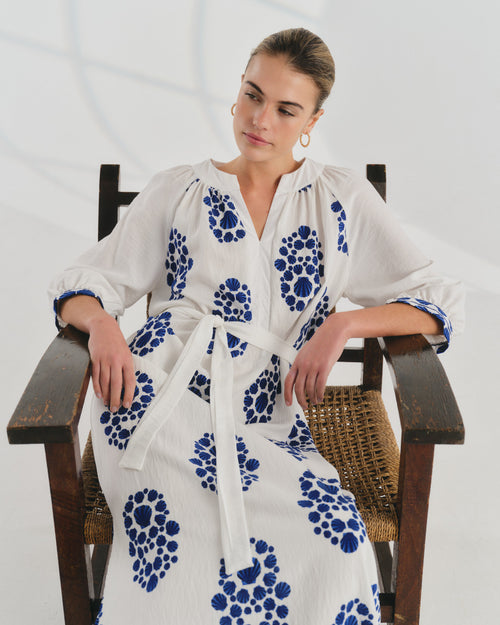 Vestido Largo Estampado Helia Hover