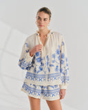 Zet de blusa y bermuda Claire