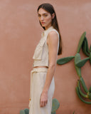 Blusa camisera sin mangas Jenna