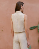 Blusa camisera sin mangas Jenna