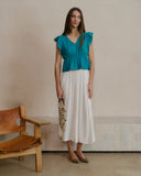 Falda larga con cortes Aremy