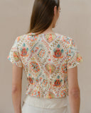 Blusa con cintas Sabrina/le