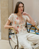 Blusa con cintas Sabrina/le