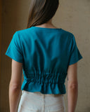 Blusa con cintas Sabrina