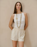 Bermuda con lino Tamara