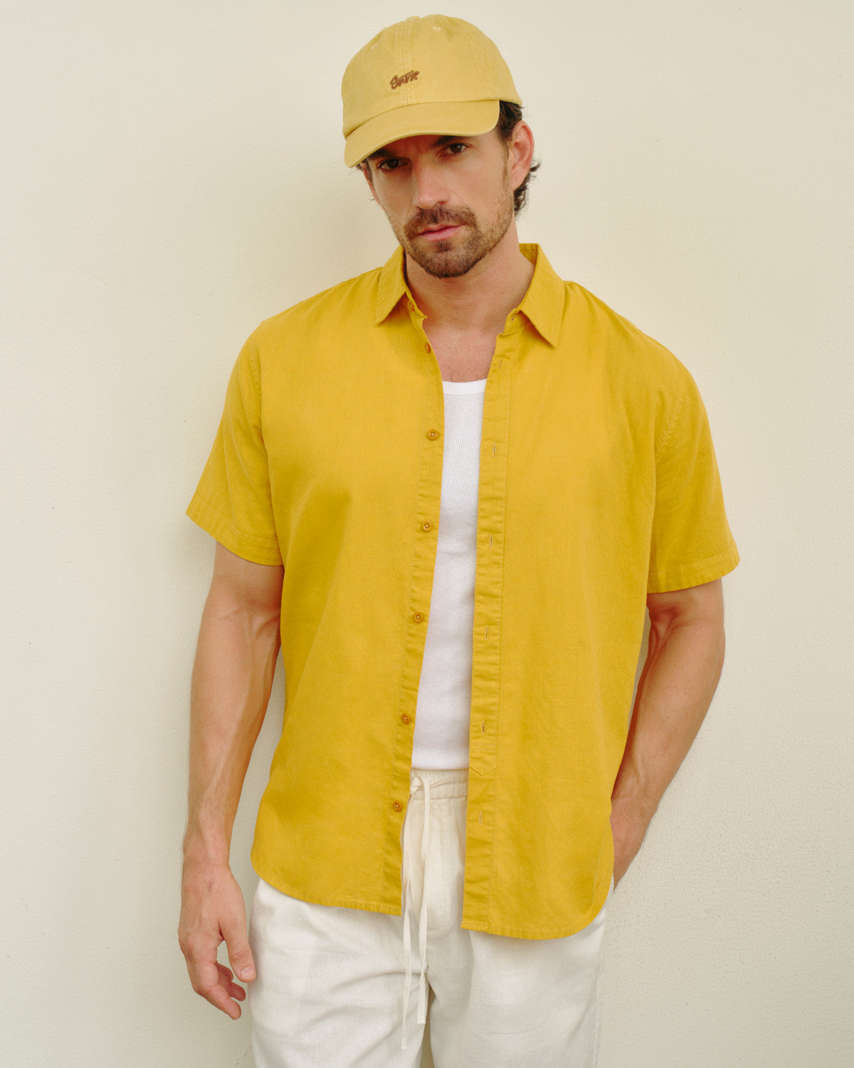 Camisa con lino David