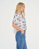 Blusa camisera tela bordada Antonieta