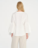 Blusa con bordado en el frente Camelia