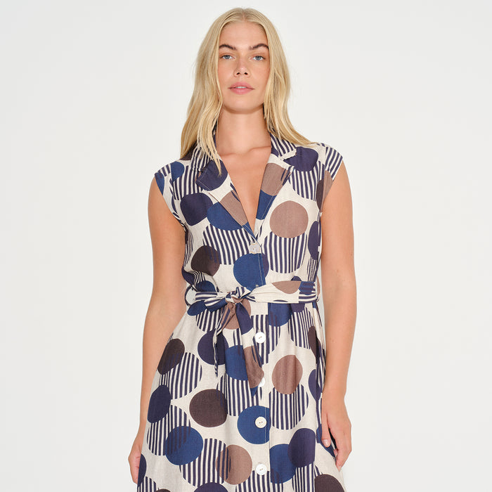 Vestido largo camisero Melissa