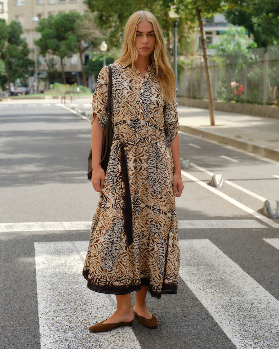 Vestido largo camisero Jara