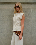 Blusa con lino Mirian