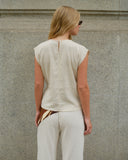 Blusa con lino Mirian