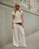 Blusa con lino Mirian