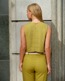 Blusa con lino Aleli
