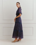 Maxi Vestido largo tela satinada Jade