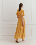 Maxi Vestido largo tela satinada Jade