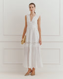 Vestido largo con lyocell Pia