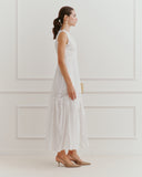 Vestido largo con lyocell Pia