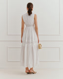 Vestido largo con lyocell Pia