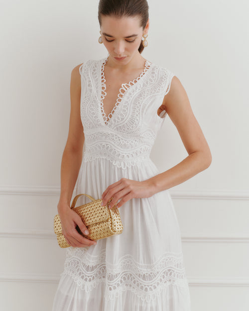 Vestido largo con lyocell Pia Hover