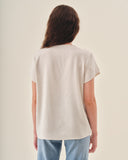 Blusa con lino mangas tulipan Turin