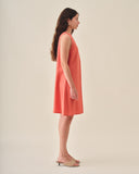 Vestido corto con alforzas Daysi