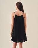 vestido corto de algodon manta Tania