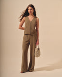Blusa Clara sin mangas con Botones