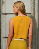 Blusa con lino Aleli