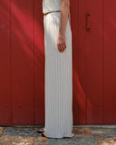 Pantalon con lino corte recto Juliana