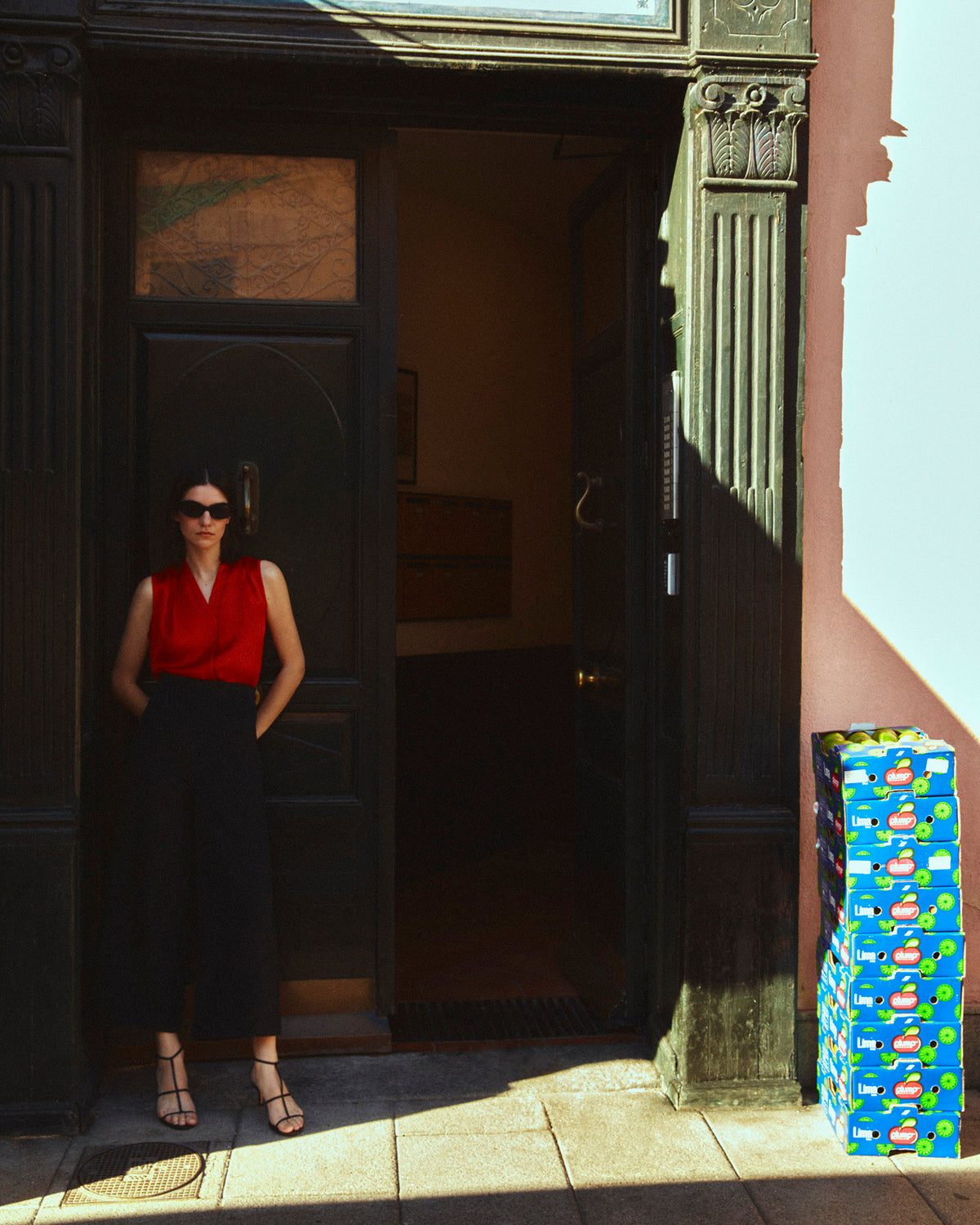 Blusa de satin Veruzca